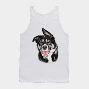 Very Happy Pooch Puppy Dog Tank Top